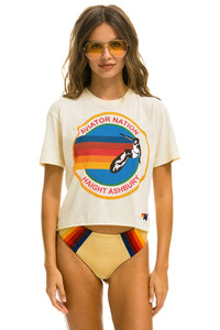 SIGNATURE HAIGHT ASHBURY BOYFRIEND TEE - VINTAGE WHITE Boyfriend Tee Aviator Nation