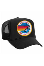 将图片加载到图库查看器，SIGNATURE NEW YORK CITY - VINTAGE LOW RISE TRUCKER HATS Aviator Nation BLACK