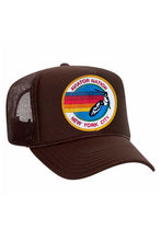 将图片加载到图库查看器，SIGNATURE NEW YORK CITY - VINTAGE LOW RISE TRUCKER HATS Aviator Nation BROWN