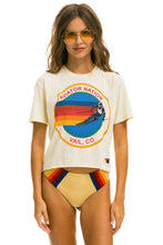 Load image into Gallery viewer, SIGNATURE VAIL BOYFRIEND TEE - VINTAGE WHITE Boyfriend Tee Aviator Nation