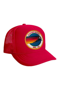SIGNATURE VAIL - KIDS VINTAGE FOAM TRUCKER Kid's Hat Aviator Nation OS RED