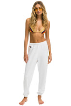 Carregar imagem no visualizador da galeria, SMILEY 2 LIGHT WEIGHT SWEATPANTS - WHITE Women&#39;s Sweatpants Aviator Nation