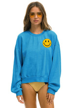 Carregar imagem no visualizador da galeria, SMILEY 2 RELAXED SWEATSHIRT - OCEAN Sweatshirt Aviator Nation