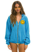 Carregar imagem no visualizador da galeria, SMILEY 2 RELAXED ZIP HOODIE - OCEAN Aviator Nation