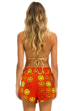 Carregar imagem no visualizador da galeria, SMILEY BINGO WOMENS LOUNGER SHORT - RED Women&#39;s Lounger Shorts Aviator Nation