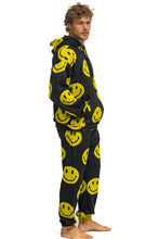 Last inn bildet i Galleri-visningsprogrammet, SMILEY REPEAT MENS SWEATPANTS - BLACK Men&#39;s Sweatpants Aviator Nation