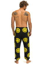 Last inn bildet i Galleri-visningsprogrammet, SMILEY REPEAT MENS SWEATPANTS - BLACK Men&#39;s Sweatpants Aviator Nation