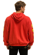 Carregar imagem no visualizador da galeria, SMILEY SUNSET RELAXED PULLOVER HOODIE - RED Hoodie Aviator Nation
