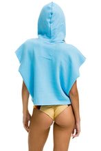 Cargar imagen en el visor de la galería, SMILEY SUNSET SLEEVELESS RELAXED CROPPED PULLOVER HOODIE - SKY Aviator Nation