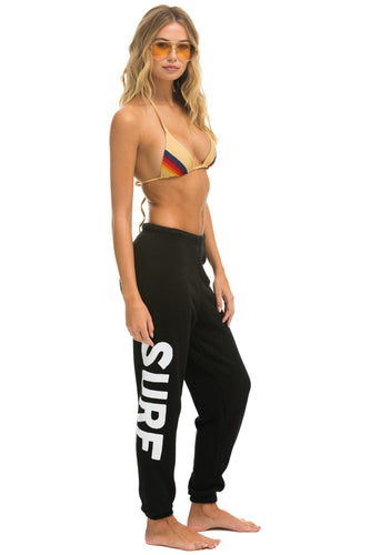 SURF SWEATPANTS - BLACK Women's Sweatpants Aviator Nation