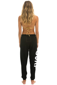SURF SWEATPANTS - BLACK Women's Sweatpants Aviator Nation