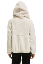 Load image into Gallery viewer, TEDDY APRES HOODED HALF ZIP JACKET - VINTAGE WHITE Women&#39;s Outerwear Aviator Nation