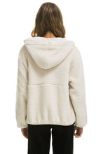 Load image into Gallery viewer, TEDDY APRES HOODED HALF ZIP JACKET - VINTAGE WHITE Women&#39;s Outerwear Aviator Nation
