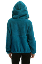 Last inn bildet i Galleri-visningsprogrammet, TEDDY UNISEX HOODED HALF ZIP JACKET - CAPRI Women&#39;s Outerwear Aviator Nation
