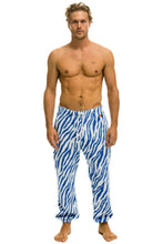 Load image into Gallery viewer, TIGER MEN&#39;S SWEATPANTS - BLUE TIGER Men&#39;s Sweatpants Aviator Nation