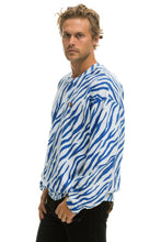 Load image into Gallery viewer, TIGER RELAXED FIT CREW SWEATSHIRT - BLUE TIGER Sweatshirt Aviator Nation