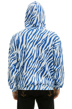 Carregar imagem no visualizador da galeria, TIGER RELAXED ZIP HOODIE WITH POCKETS - BLUE TIGER Hoodie Aviator Nation