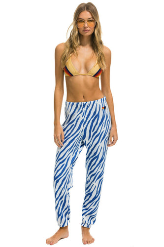 TIGER WOMEN'S SWEATPANTS - BLUE TIGER Women's Sweatpants Aviator Nation