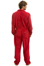 Carregar imagem no visualizador da galeria, UNISEX CORDUROY FLIGHT SUIT - CHERRY Flight Suit Aviator Nation