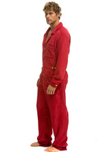Carregar imagem no visualizador da galeria, UNISEX CORDUROY FLIGHT SUIT - CHERRY Flight Suit Aviator Nation