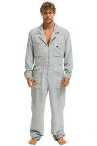 UNISEX CORDUROY FLIGHT SUIT - CLOUD Flight Suit Aviator Nation
