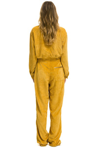 UNISEX CORDUROY FLIGHT SUIT - HONEY Flight Suit Aviator Nation
