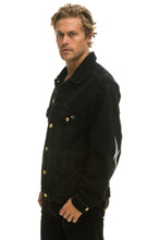 Load image into Gallery viewer, UNISEX OVERSIZED CONCERT 4 POCKET DENIM JACKET - VINTAGE BLACK Denim Jacket Aviator Nation