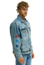 Load image into Gallery viewer, UNISEX OVERSIZED CONCERT 4 POCKET DENIM JACKET - VINTAGE Denim Jacket Aviator Nation