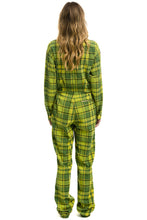 Load image into Gallery viewer, UNISEX PLAID FLIGHT SUIT - AVOCADO PLAID Flight Suit Aviator Nation