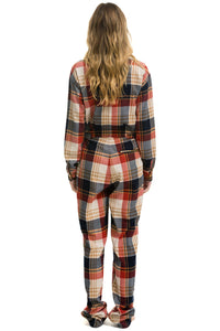UNISEX PLAID FLIGHT SUIT - COWBOY PLAID Flight Suit Aviator Nation
