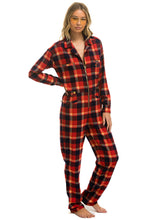 Carregar imagem no visualizador da galeria, UNISEX PLAID FLIGHT SUIT - RUGBY PLAID Flight Suit Aviator Nation