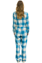 Carregar imagem no visualizador da galeria, UNISEX PLAID FLIGHT SUIT - SKY PLAID Flight Suit Aviator Nation