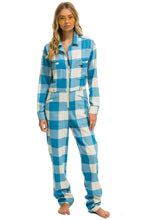 Carregar imagem no visualizador da galeria, UNISEX PLAID FLIGHT SUIT - SKY PLAID Flight Suit Aviator Nation