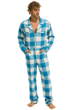Carregar imagem no visualizador da galeria, UNISEX PLAID FLIGHT SUIT - SKY PLAID Flight Suit Aviator Nation