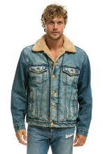 Load image into Gallery viewer, UNISEX RANCH SHERPA DENIM JACKET - VINTAGE Denim Jacket Aviator Nation