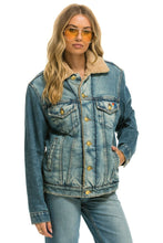 Load image into Gallery viewer, UNISEX RANCH SHERPA DENIM JACKET - VINTAGE Denim Jacket Aviator Nation