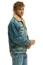 Load image into Gallery viewer, UNISEX RANCH SHERPA DENIM JACKET - VINTAGE Denim Jacket Aviator Nation