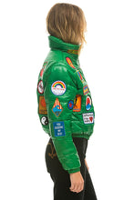 Load image into Gallery viewer, VINTAGE APRES PUFFER JACKET - AMAZON GLOSSY Women&#39;s Outerwear Aviator Nation