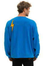 Load image into Gallery viewer, VINTAGE PATCH RELAXED CREW SWEATSHIRT - OCEAN Sweatshirt Aviator Nation