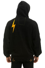 Load image into Gallery viewer, VINTAGE PATCH RELAXED PULLOVER HOODIE- BLACK Hoodie Aviator Nation