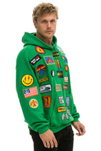 Load image into Gallery viewer, VINTAGE PATCH RELAXED PULLOVER HOODIE- KELLY GREEN Hoodie Aviator Nation