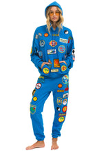 Load image into Gallery viewer, VINTAGE PATCH RELAXED PULLOVER HOODIE- OCEAN Hoodie Aviator Nation