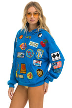 Load image into Gallery viewer, VINTAGE PATCH RELAXED PULLOVER HOODIE- OCEAN Hoodie Aviator Nation