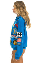 Load image into Gallery viewer, VINTAGE PATCH RELAXED PULLOVER HOODIE- OCEAN Hoodie Aviator Nation