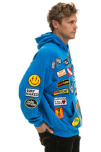 Load image into Gallery viewer, VINTAGE PATCH RELAXED PULLOVER HOODIE- OCEAN Hoodie Aviator Nation