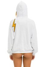 Load image into Gallery viewer, VINTAGE PATCH RELAXED PULLOVER HOODIE- WHITE Hoodie Aviator Nation