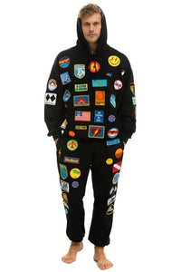 VINTAGE PATCH SWEATPANTS - BLACK Men's Sweatpants Aviator Nation