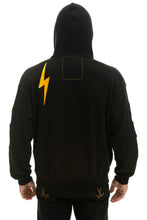 Load image into Gallery viewer, VINTAGE PATCH ZIP HOODIE RELAXED - BLACK Hoodie Aviator Nation