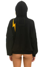 Load image into Gallery viewer, VINTAGE PATCH ZIP HOODIE RELAXED - BLACK Hoodie Aviator Nation