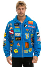 Load image into Gallery viewer, VINTAGE PATCH ZIP HOODIE RELAXED - OCEAN Hoodie Aviator Nation